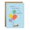 James Ellis Auntie Birthday Card (Dog)