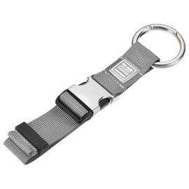 sourcing map Luggage Strap, Jacket Gripper Holder Suitcase Belt Carry Clip for Backpack Travel Accessory, Gray