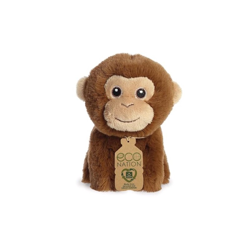 Aurora World Aurora 35071 Eco Nation Mini Monkey, 13 cm,