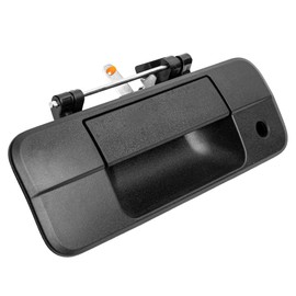 FIQAPJ 69090-0C040 Tailgate Handle Liftgate Latch Handle with Keyhole Compatible with 2007-2013 Tundra Replaces# 69090-0C040, 690900C040, 81213