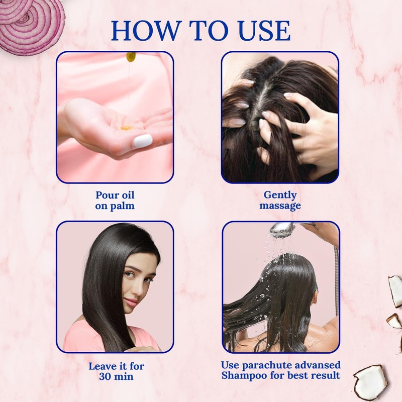 Generic Generic Para'-chute Advansed Onion Hair Oil for Hair Growth