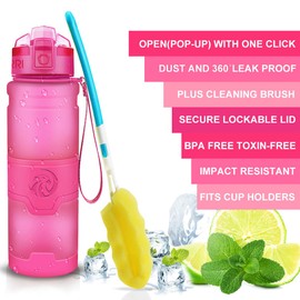 Zorri Sports Water Bottle BPA-Free Tritan School Sports Bottle