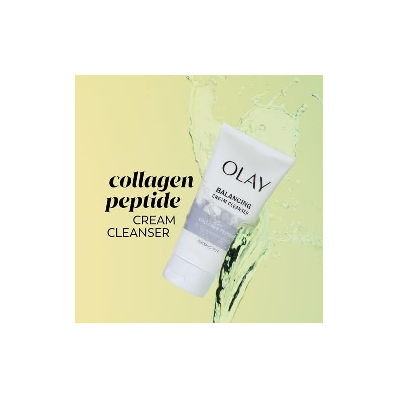 Olay Regenerist Collagen Peptide 24, Limpiador Facial, Libre de Fragancia,