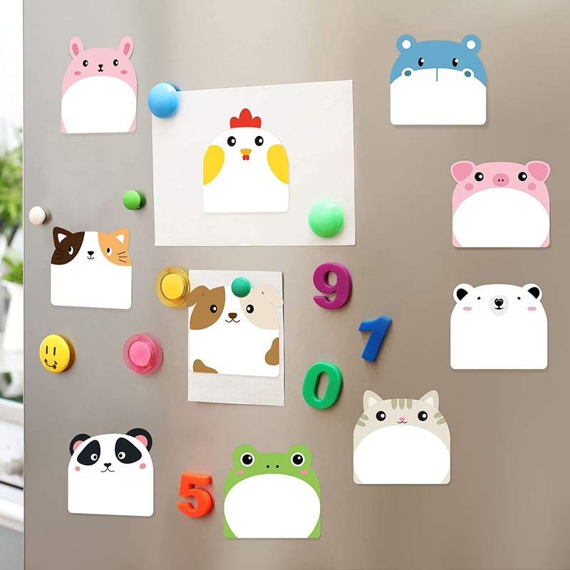 Pack of 12 Sticky Notes, Small Sticky Notes for Children,