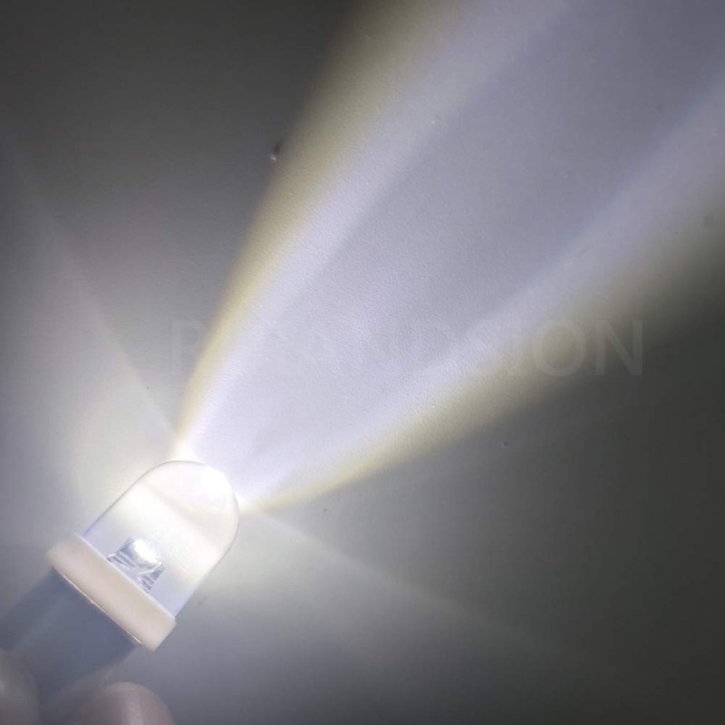 Ruiandsion 10pcs BA9S LED Bulbs White 24V 1895 1891 53