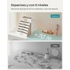 SONGMICS Caja de Joyas, 6 Niveles, Tapa de Cristal, 5