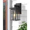 Zeyu 2 Pack Outdoor Wall Sconce, Exterior Wall Mount Light