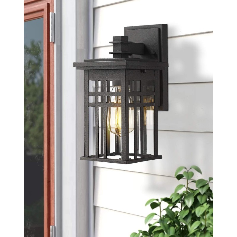 Zeyu 2 Pack Outdoor Wall Sconce, Exterior Wall Mount Light