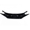 PIT66 Front Upper Bumper Hood Black Chrome Grille Compatible with