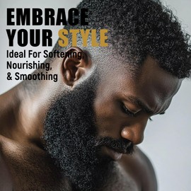 Beard Oil for Black Men: All Natural Beard Growth Oil w/Jojoba, Cedar & Avocado for Thicker, Softer & Fuller Beards – Deeply Nourishes and Hydrates Throughout the Day