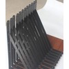 16 Pack L14" x H 10" Black Heavy Duty Shelf