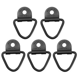 Be In Your Mind 5Pcs V Ring Tie Down Ring Anchor Lashing Rings V-Ring Anchors Accessories for Utility Trailers Enclosed Trucks SUVs Boats Steel