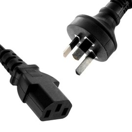 8WARE Male Wall 240v PC Power Cable, 2 Meter