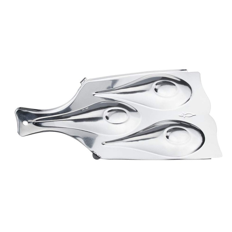 DOITOOL Soup Spoons, 3 Cavities Spoon Rest Stainless Steel Spoon