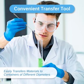 NIIIYTYB 6Pcs Lab Spoon Lab Measuring Spoons Micro Scoop Set Stainless Steel Reagent Sampling Spatulas for Micro Laboratory Supplies