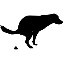 Labrador Pooping Fun Waterproof Sticker Pack Decal - Use on Car's, Laptops, Mirrors, Water Bottles, Scrapbooking, Fun Gifts (1)