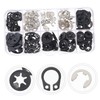 Gadpiparty 200Pcs Retaining Circlip Assortment Kit Durable External Ring Accessories