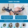 Broken Pipe Extractor Tool, Faucet Removal Tool with Water Claw