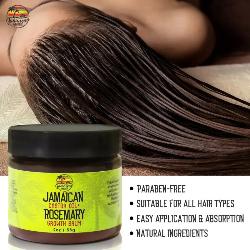 Aceite De Ricino De Ámbar Jamaicano Bálsamo Capilar Restaura