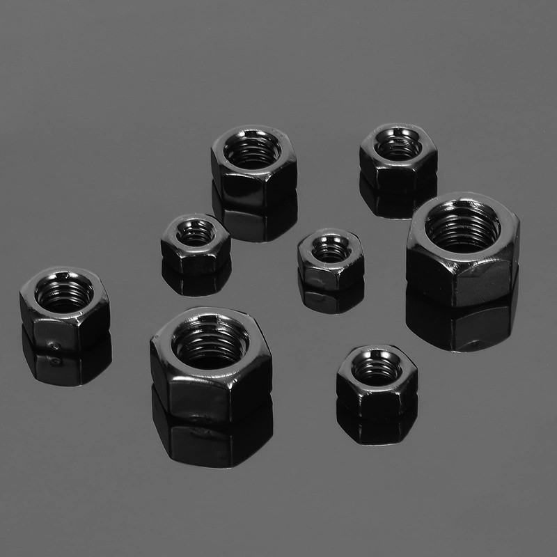 M8 x 1.25mm Hex Nuts 50Pcs 304 Stainless Steel 18-8,