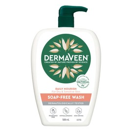 DermaVeen Daily Nourish Soap-Free Wash 500mL