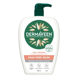 DermaVeen Daily Nourish Soap-Free Wash 500mL