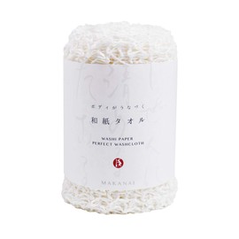 Wanai Scrubbing Body Washi Towel, White, 1 Piece