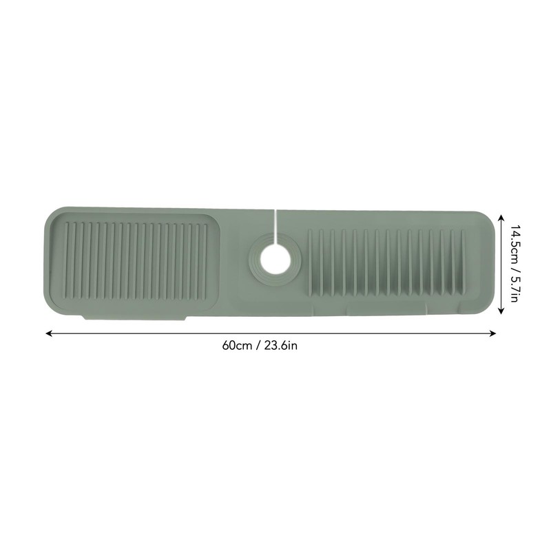 Sink Faucet Mat Silicone Draining Function Faucet Handle Water Catcher