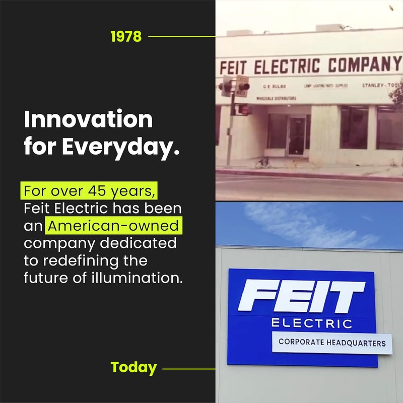 Feit Electric A19 LED Light Bulb, 60W Equivalent, Dimmable, 800