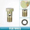 A ABSOPRO Banjo Bolt M10x1 8mm Banjo Hose Barb Bolt