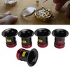 5Pcs Aluminum Alloy Magnifying Glasses, Watch Repair Glass Lens Magnifier