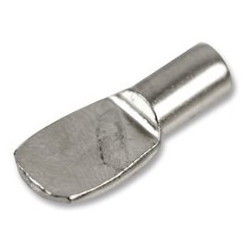 SHELF SUPPORT, 5MM, NICKEL, (PK10), Metal shelf supports ideal for internal use in TV and shelves. , 5mm in sizeSupplied in packs of 10, ,