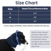 XFSRG Ear Protection Dog Soft Dog Head Wrap Calming Hoodie