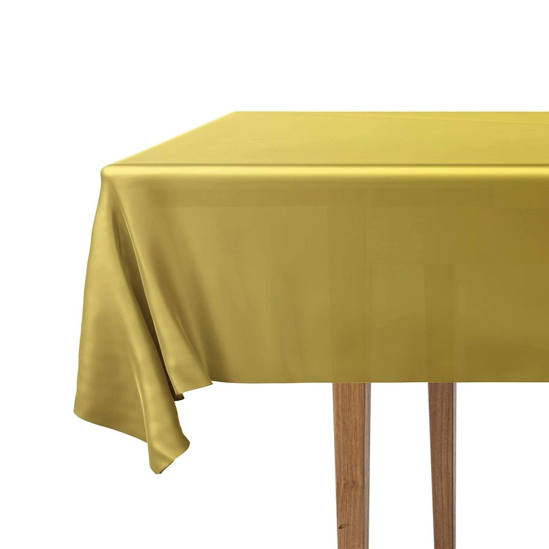 DecorRack 2 Rectangular Tablecloths BPA-Free Plastic, 54 x 108 inch,
