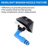 ACROPIX Headlight Washer Nozzle Headlight Headlamp Washer Nozzle Jet Sprayer