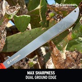 Corona Tools MA 60062 ErgoHandle Machete, 22-Inch, Silver