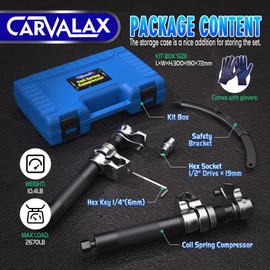 CARVALAX 2670LB Heavy Duty Coil Spring Compressor Set for MacPherson Strut