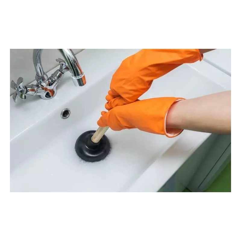 Rocky Mountain Goods Small Drain Plunger - 4" Rubber Head