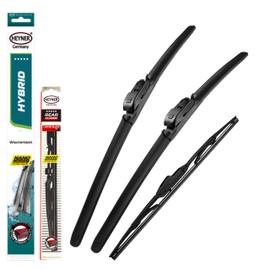 Heyner Fits: Hyundai i30 2010-2012 Full Set Hybrid Wiper Blades Front Rear HH2418TL12HRC