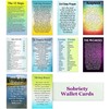 10 Pack Sobriety Cards for Wallet - AA 12 Step