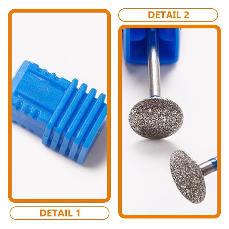 minkissy 3 Pcs Nail Polisher Diamond Tipped Drill Bit Cuticle