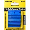 MINISCRAPER® 10 Plastic Double Edged Razor Blades Polycarbonate