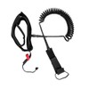Milageto Comfortable Surfboard Waist Stretch Rope Adjustable Leash with Swivels