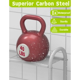 Yutrchey Yutrchey 5-Tier Metal Plant Stand Indoor Outdoor, Waterproof Flower Stand for Multiple Pots, Heavy Duty Plant Stands for Living Room Patio Garden Decor, Tall Plant Shelf with Leveling Feet, White