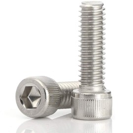 M3-0.5 x 14mm Socket Head Cap Screws Metric, Allen Socket Drive, Stainless Steel 304, Full Thread, Bright Finish, Machine Thread (50 Pcs)