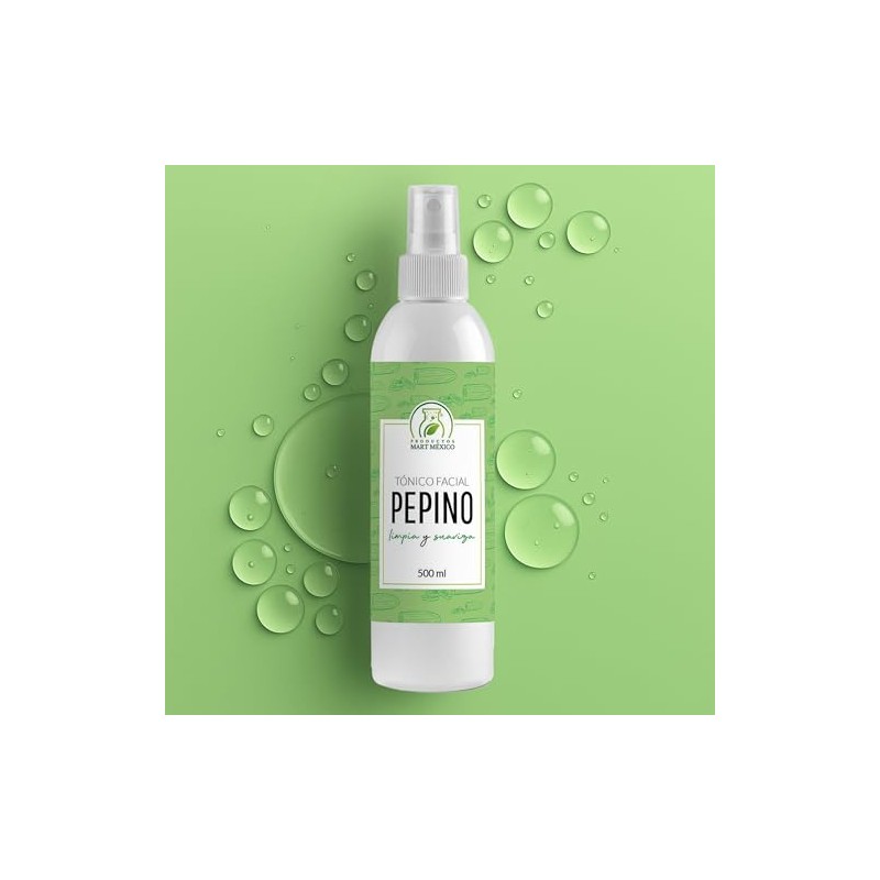 Tónico Facial De Pepino Hidratante Facial 500 Ml Productos Mart