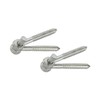 National Hardware N131-136 295 Screw Hook/Eye Hinges in Zinc Plated,