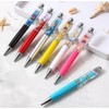 Gullor 5 Pieces Retractable Ballpoint Pens, Bling Dynamic Floating Liquid