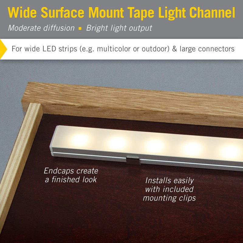 Armacost Lighting Recess Drywall Mount LED Tape Light Accessory Pack,