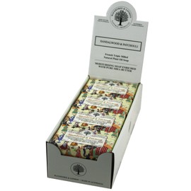 Wavertree & London Sandalwood & Patchouli (8 Bars), 7oz Moisturizing Natural Soap Bar, French -Milled and enriched with Shea Butter